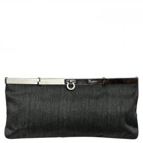 Fauré Le Page - Authenticated Gun Clutch Bag - Cloth Purple Abstract for Women, Never Worn, with Tag
