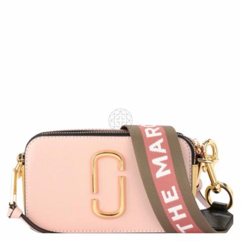 Marc Jacobs The Snapshot Camera Bag Yellow/Brown/Pink in Leather with  Gold-tone - US