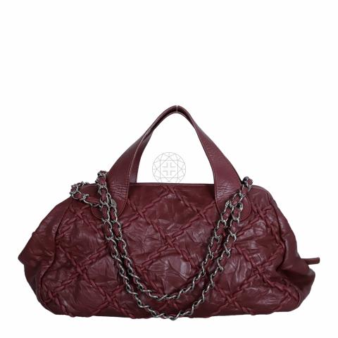 Sell Chanel Ultra Stitch Bowler Bag - Red