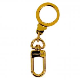 Louis Vuitton LV x YK Vivienne Key Ring Yellow Metal & Wood