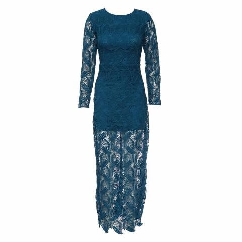 Sell Maje Lace Long Sleeve Dress Blue HuntStreet