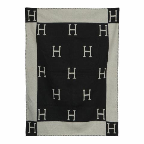 Hermes blanket cheap black