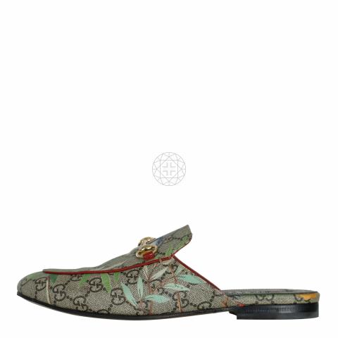 Gucci princetown loafer in tian garden print sales