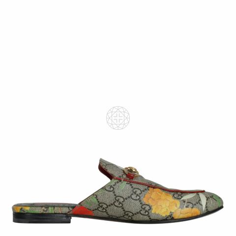 Gucci princetown loafer sale in tian garden print