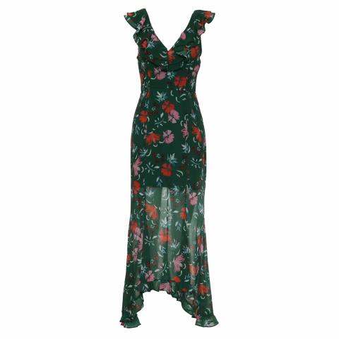 Sell C/MEO COLLECTIVE Floral Maxi Dress - Green | HuntStreet.com
