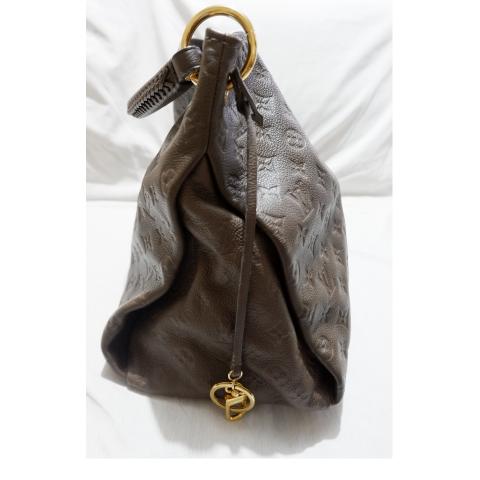 Louis Vuitton Black Monogram Empreinte Python Artsy MM Bag Louis Vuitton