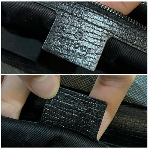 Gucci messenger best sale bag serial number