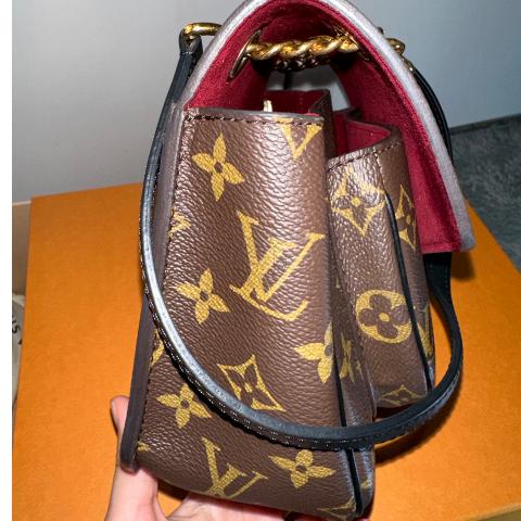 Passy cloth handbag Louis Vuitton Brown in Cloth - 34425695
