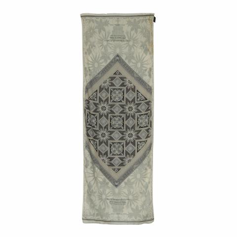 Sell Louis Vuitton Vintage Petit Cabinet De Travail Scarf - Grey/Cream