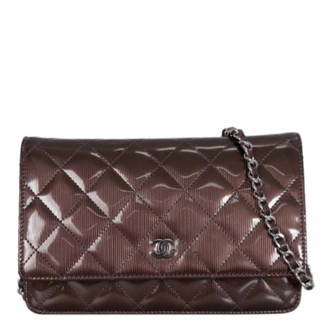 Sell Chanel Patent Leather WOC - Burgundy