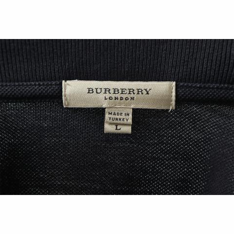 Sell Burberry London Long Sleeve Polo Shirt Black HuntStreet