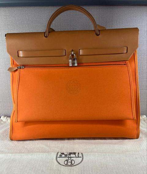 Hermès Herbag 39 Orange PHW