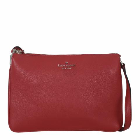 Kate spade red on sale clutch