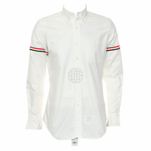 Sell Thom Browne Long Sleeve Button Up Shirt - White | HuntStreet.com