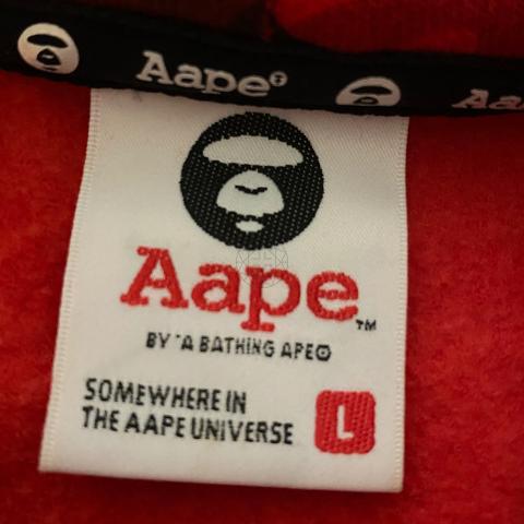 Bathing ape hoodie tag sales