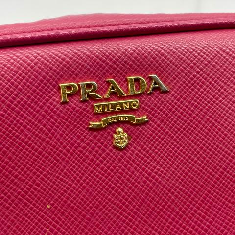 Ootd feat. the Prada Saffiano Camera Crossbody Bag in Tamaris Pink
