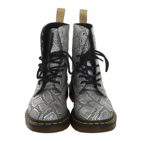 Sell Dr. Martens V Pascal Metallic Snake Ankle Boots Silver HuntStreet