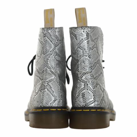 Dr martens silver metallic on sale snake