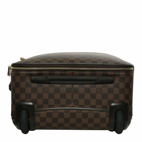 Replica Louis Vuitton N23256 Pegase 50 Rolling Luggage Damier Ebene Canvas  For Sale