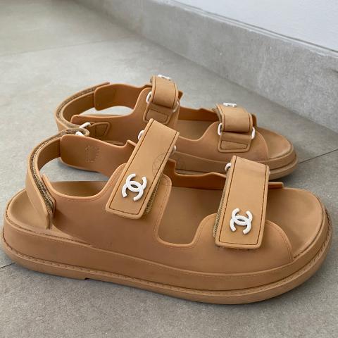 Chanel on sale beach sandals