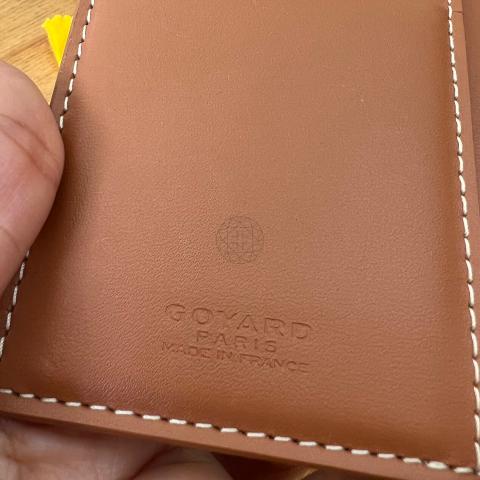 Goyard St. Pierre Leather Mens Wallet, New in Box, Bordeaux, Authentic  Luxury