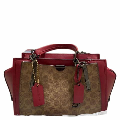 Sell Coach Signature Dreamer 27 Bag Brown Red HuntStreet