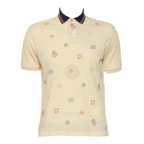 Gucci hotsell embroidered polo