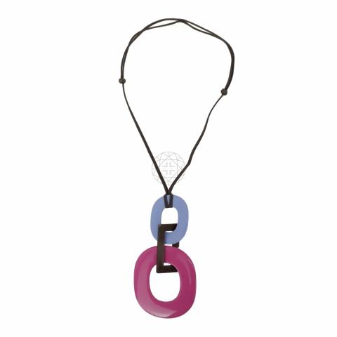 Sell Hermès Kara Horn Necklace - Purple | HuntStreet.com