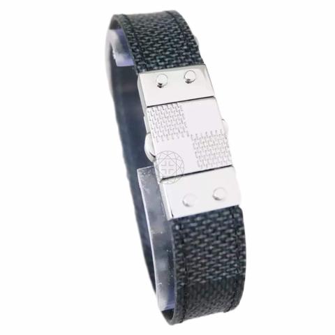 Louis Vuitton Black Brasserie Check It Bracelet Leather ref.909200 - Joli  Closet