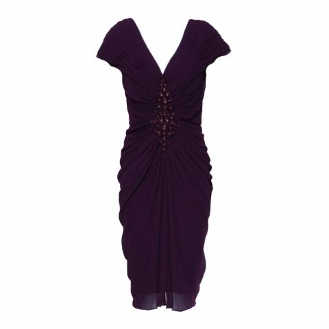 Sell Tadashi Shoji Embellished Dress - Purple | HuntStreet.com