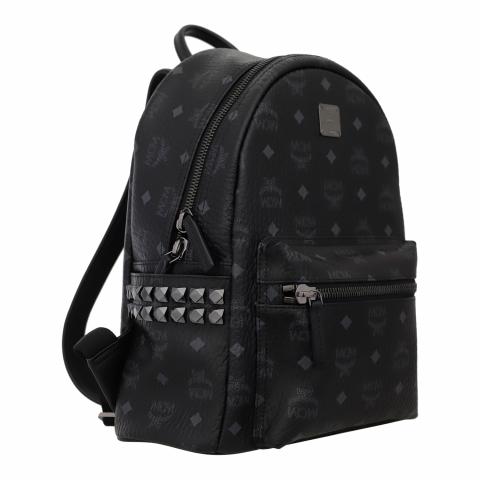 Sell MCM Visetos Small Stark Backpack Black HuntStreet