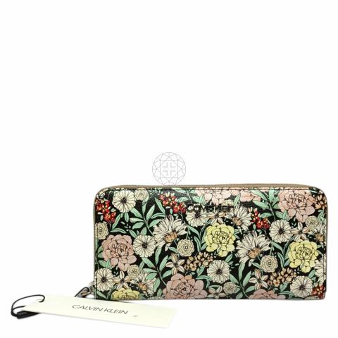 Calvin klein cheap floral wallet