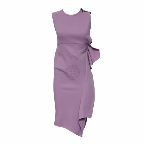 hot pink tulle mini dress Hot Pink V Neck Open Back Tulle Short Prom Dresses, Hot Pink Tulle Hom –  Lwt Dress main image 1