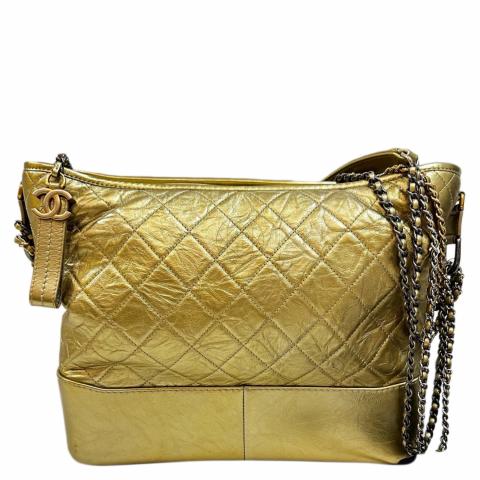 Chanel gabrielle sale gold