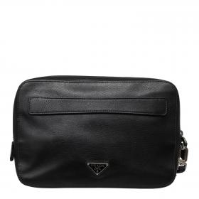 Prada Black Crystal-embellished Patent Saffiano Leather Mini Camera Bag  ref.620297 - Joli Closet