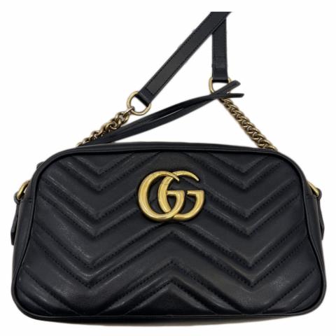 Gucci marmont discount camera bag black