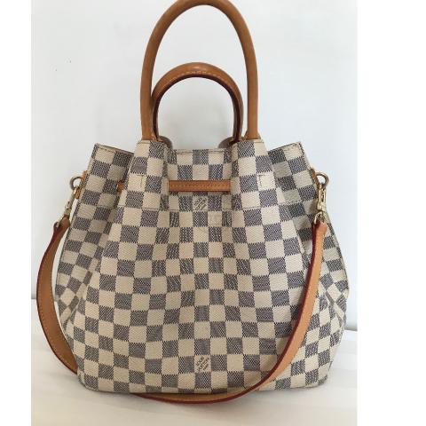 Louis Vuitton White Damier Azur Totally GM Cloth ref.1050228 - Joli Closet