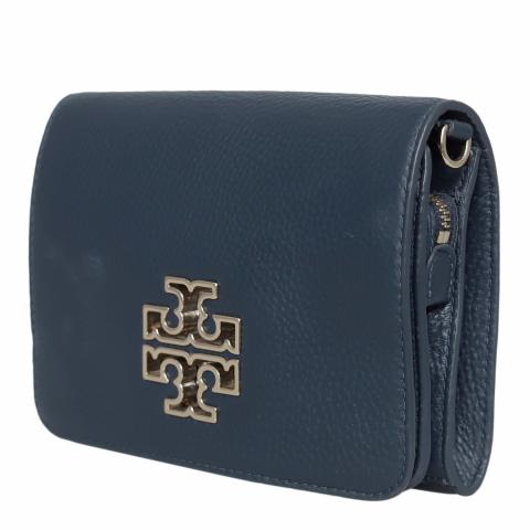 Sell Tory Burch Britten Combo Crossbody Bag Dark Blue HuntStreet