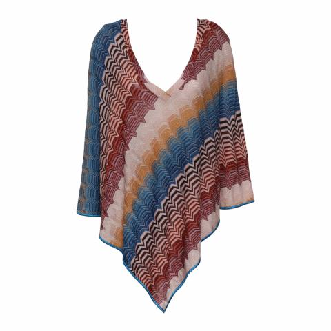 Sell Missoni Glitter Zig Zag Poncho Top - Multicolor