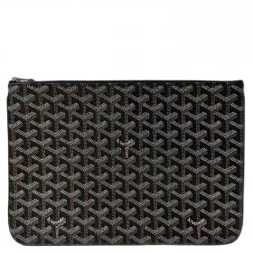 Goyard Jouvence Toiletry Bag MM Purple in Canvas/Calfskin with