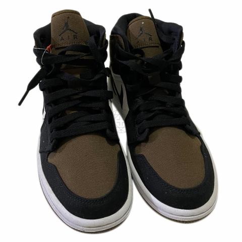 Air jordan 1 mid dark olive best sale