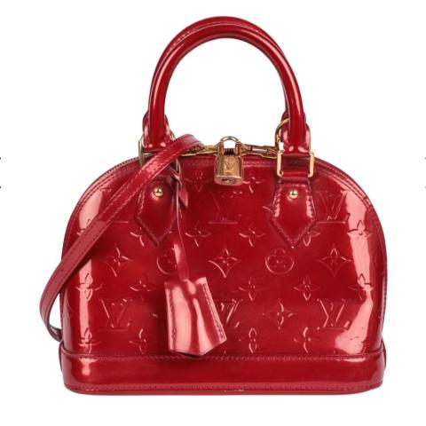 Sell Louis Vuitton Monogram Vernis Alma BB Bag - Red