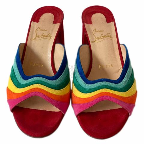 Christian louboutin rainbow online sandals