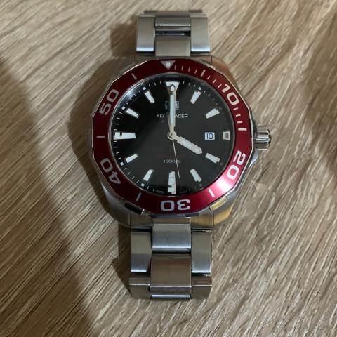 Aquaracer red clearance bezel