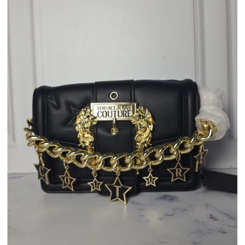 VERSACE JEANS COUTURE スタースタッズ ショルダーバッグ VERSACE JEANS COUTURE スタースタッズ ショルダーバッグ