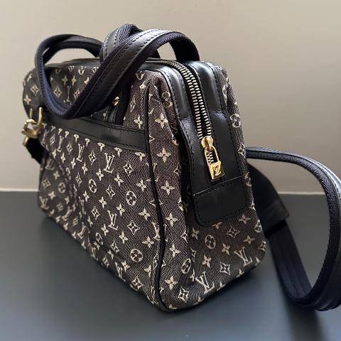 Sell Louis Vuitton Mini Lin Monogram Josephine Satchel Black