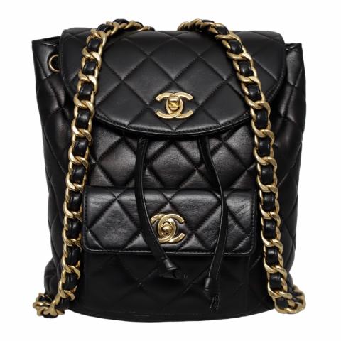 chanel quilted mini backpack