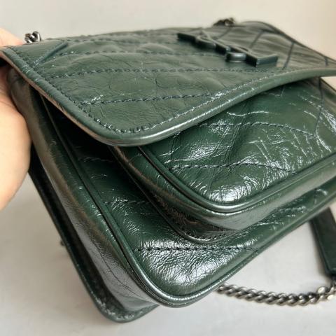 Ysl niki hot sale bag green