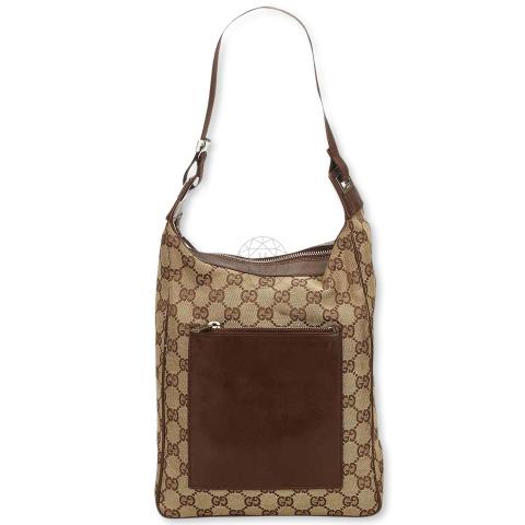 Sell Gucci Vintage GG Shoulder Bag Brown