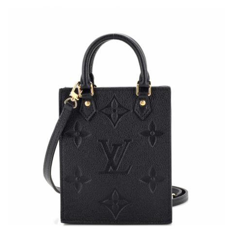 Louis Vuitton Petit Sac Plat Bag Monogram Empreinte Giant For Sale